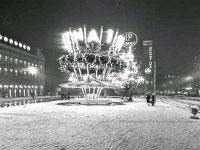 rg bana Jelačića, tada Trg Republike, za Božić 1970